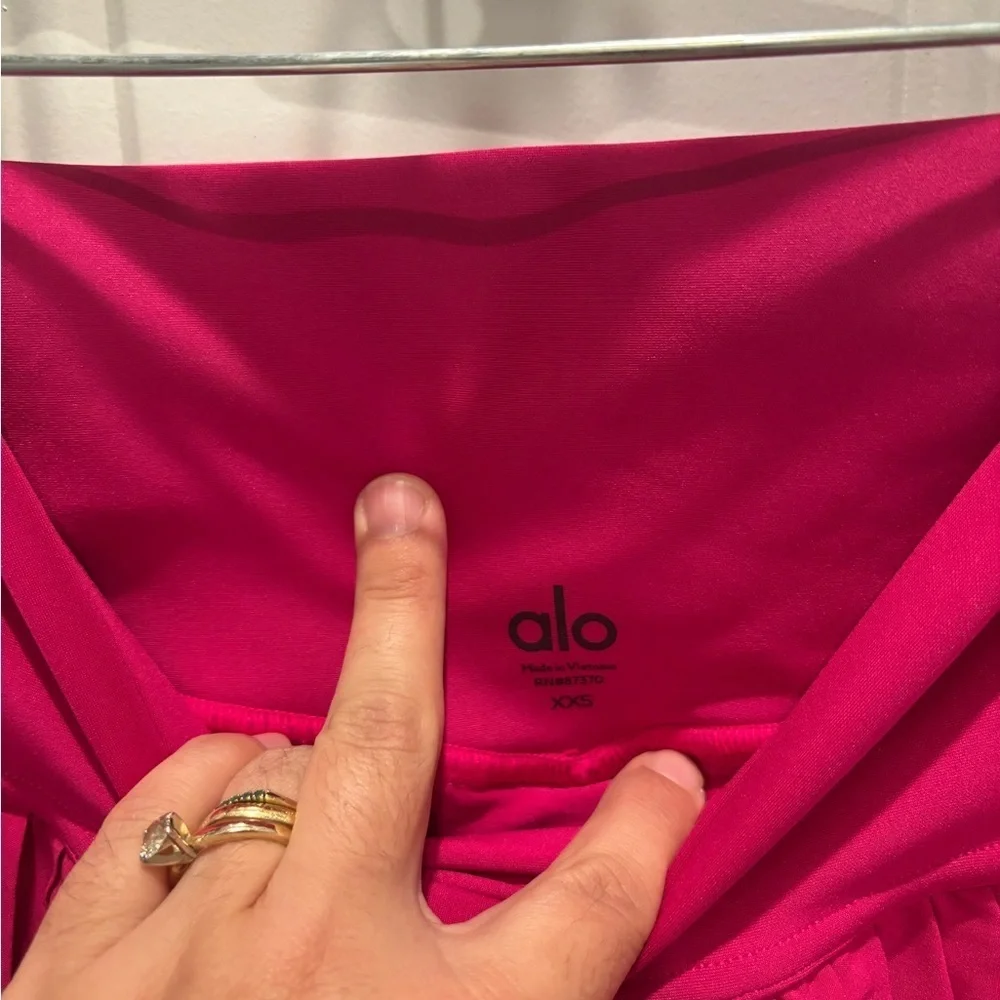 ALO YOGA - Grand Slam Tennis pickleball Skirt - Magenta Crush
